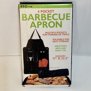 Outdoor Smart BBQ Tool Apron Case, 6 pockets, cooking barbeque, heavy duty